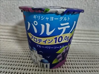 パルテノ「ブルーベリーソース入り」のパッケージ正面